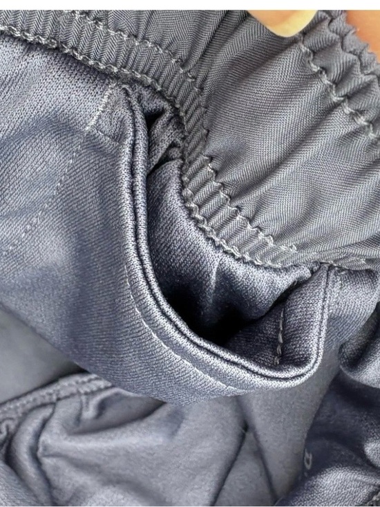 Nike Air Women's Dri-Fit Air Tempo Running Shorts LG  Navy  Inner Briefs Pocket - Picture 8 of 9